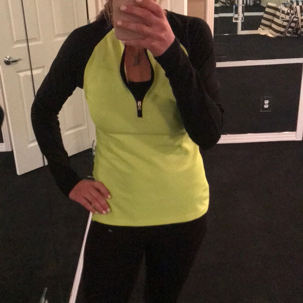 Lauren Ralph Lauren Neon Yellow Long-sleeve